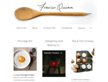 Tablet Screenshot of francesquinn.co.uk